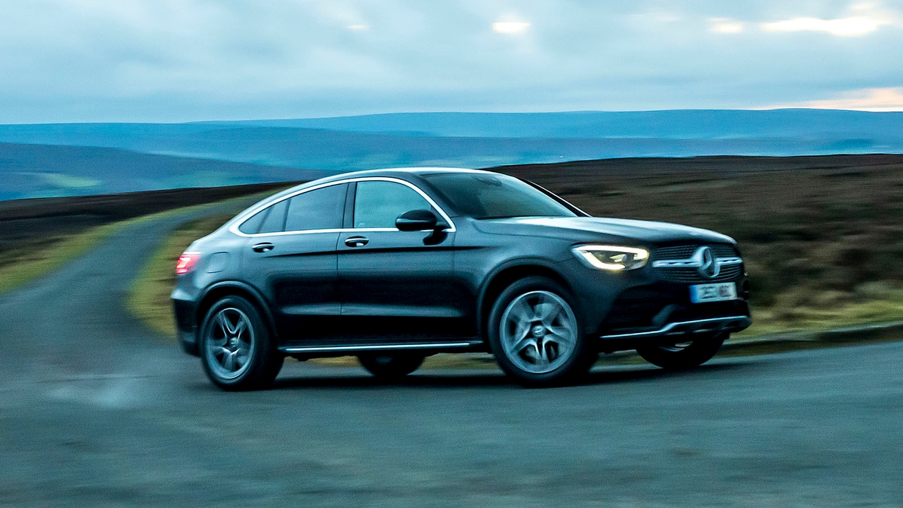 Mercedes GLC Coupe in black