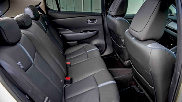 Nissan Leaf rear seats