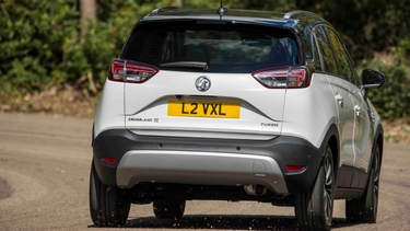 Vauxhall Crossland X driving rear view