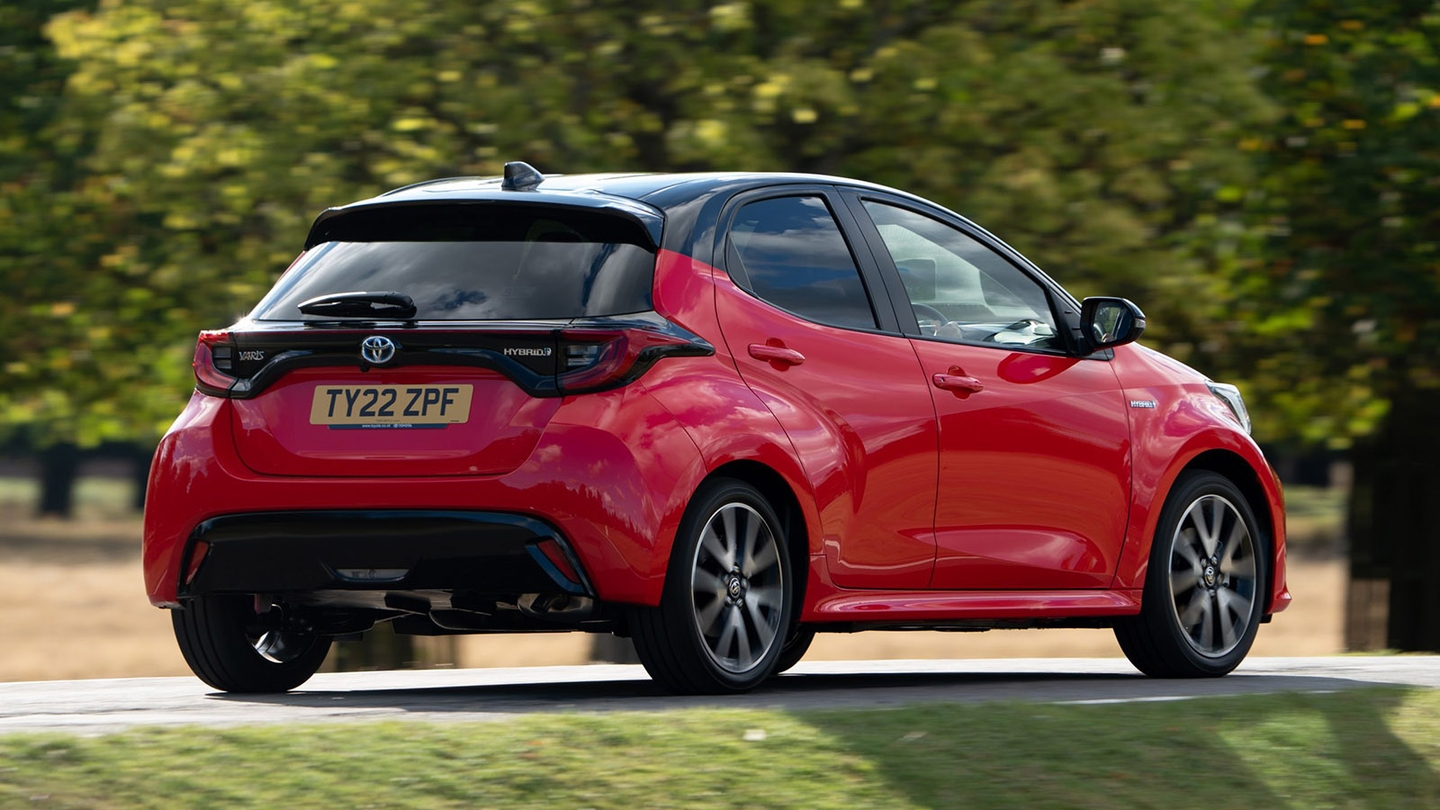 Toyota Yaris review rear three quarter