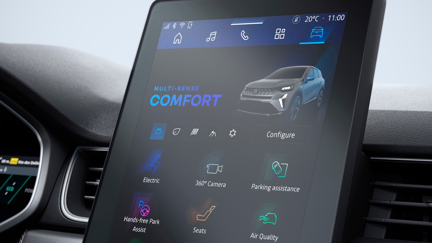 Renault Symbioz touchscreen
