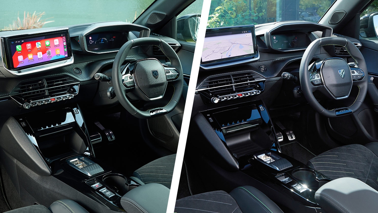 Peugeot 208 vs Peugeot 2008 interior