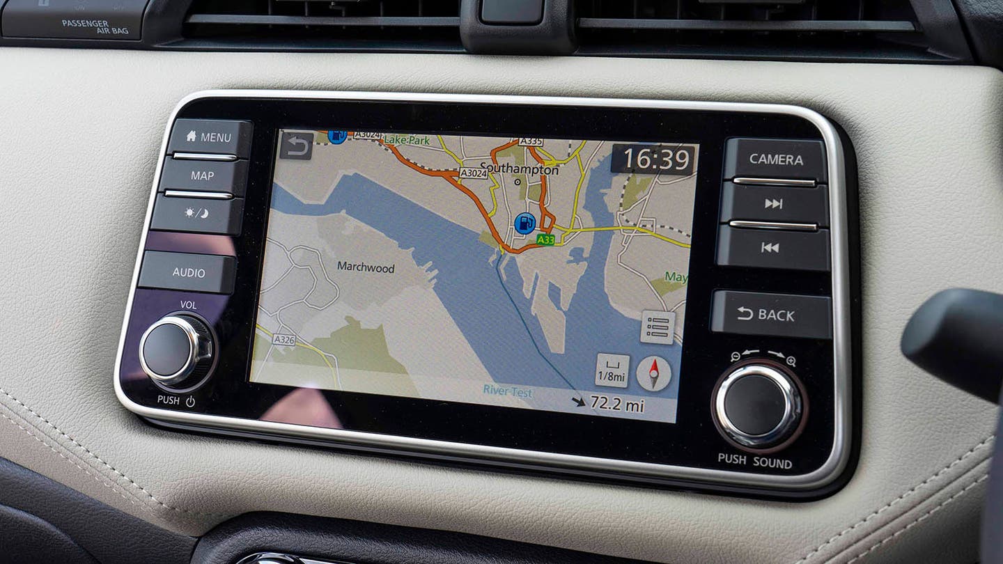 Nissan Micra review infotainment system