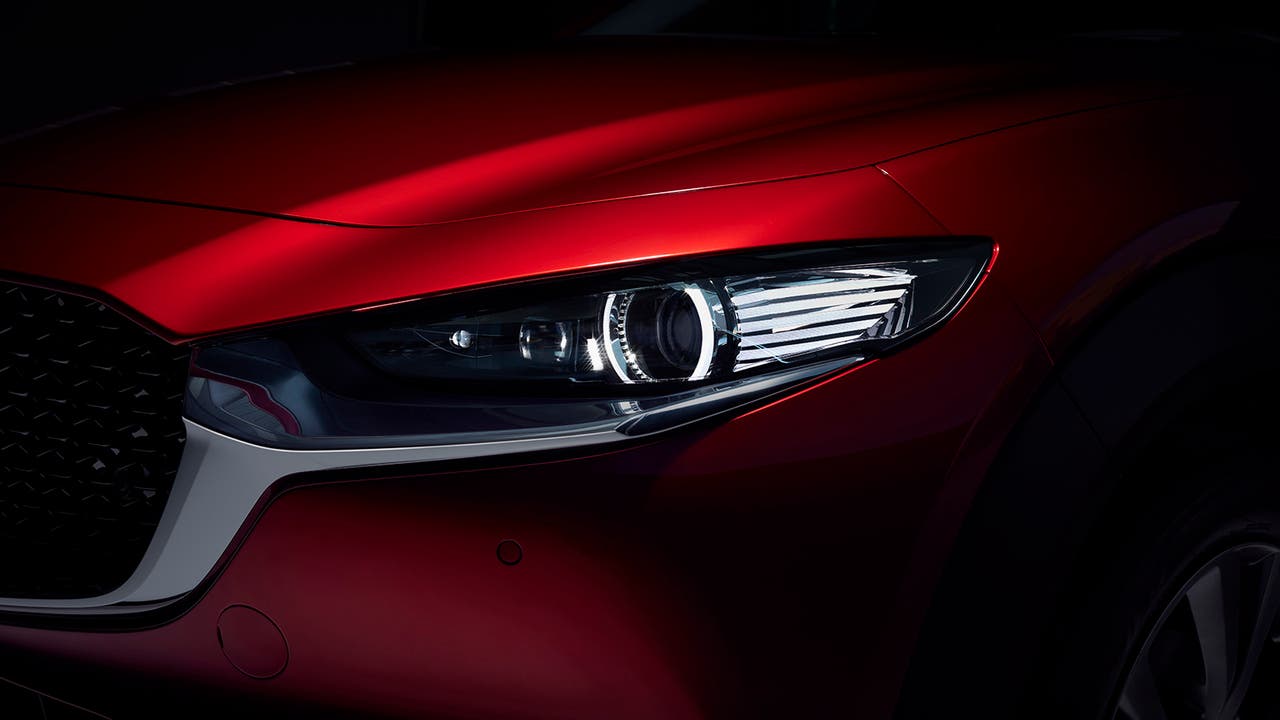 Mazda CX-30 review headlight