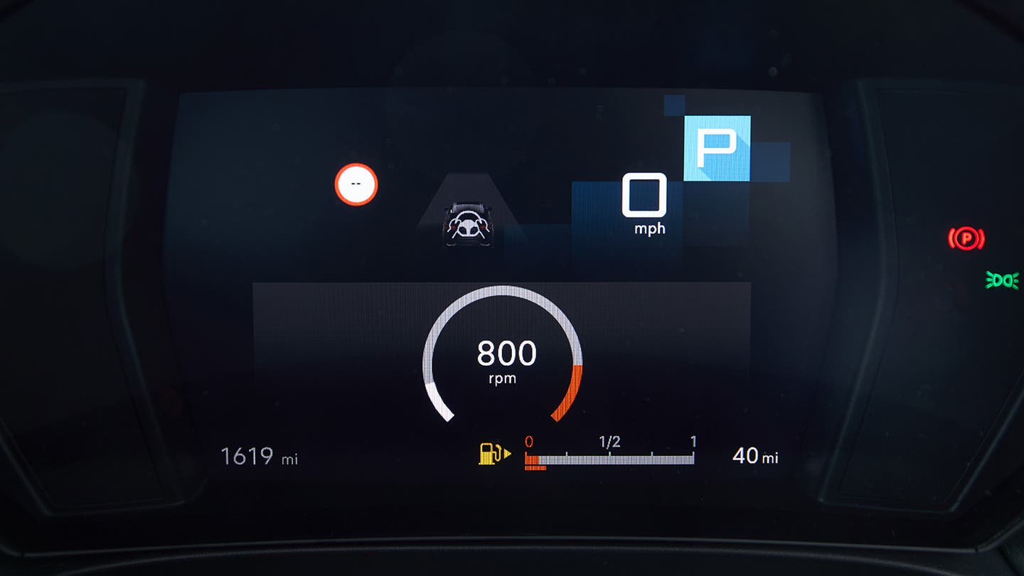 Citroen C5 X review image driver's dials