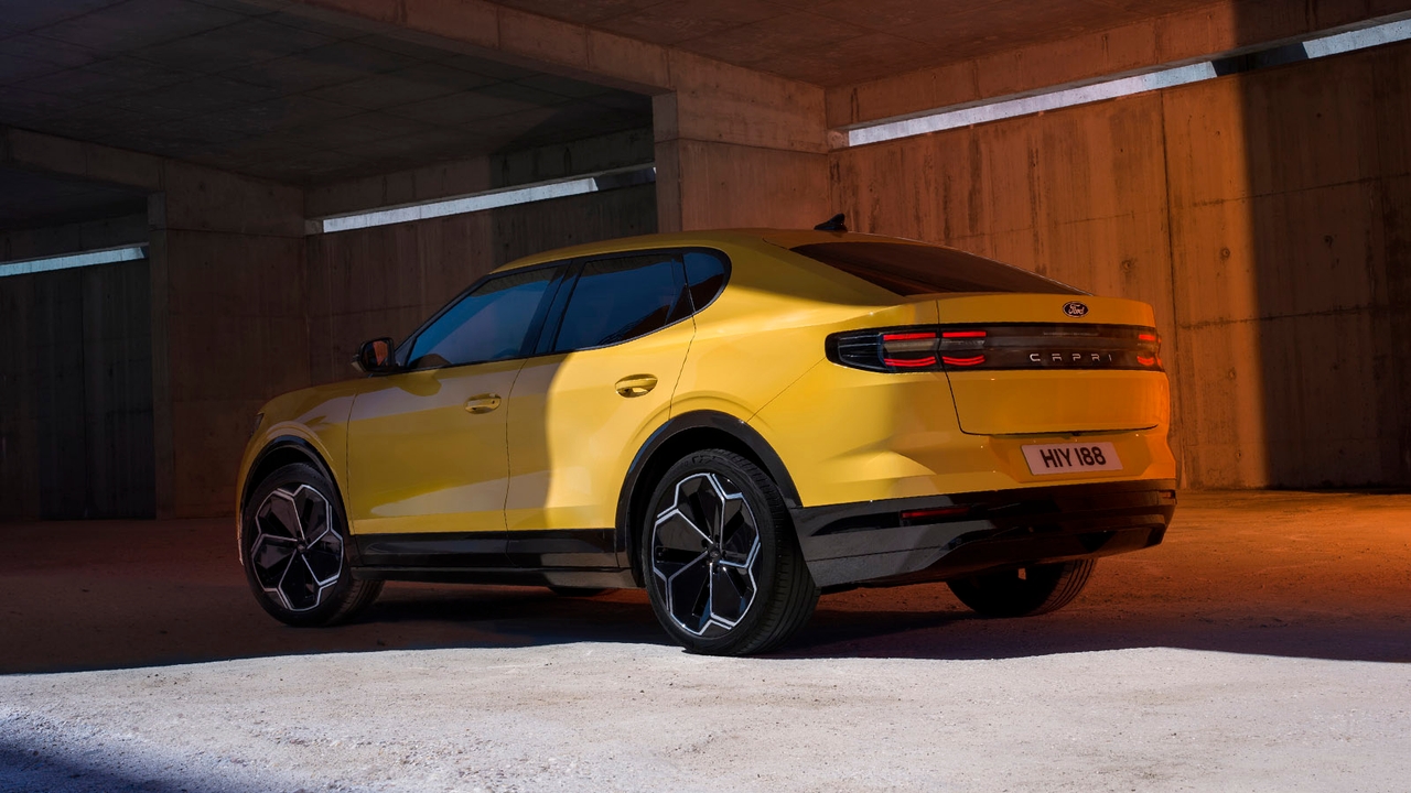 2024 Ford Capri EV rear three quarter