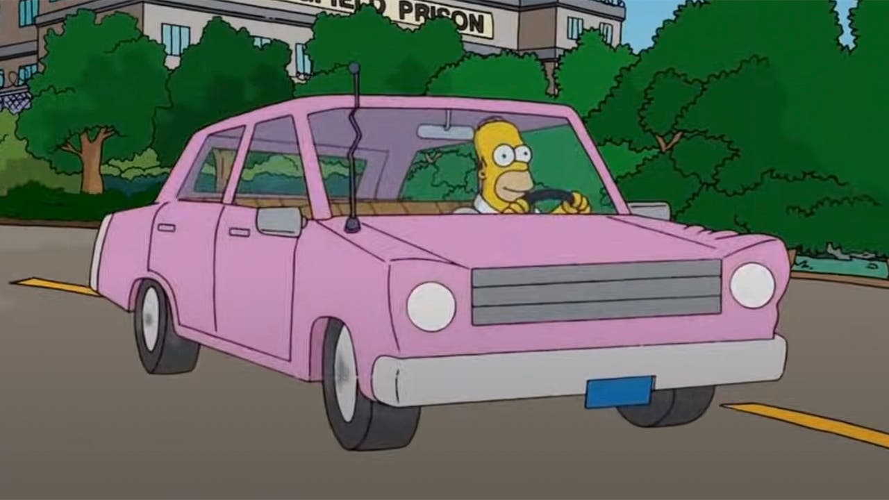 Simpsons family sedan
