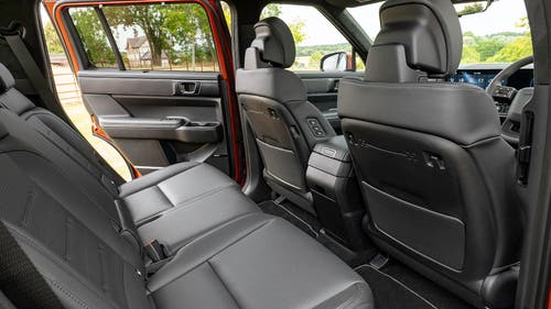 Hyundai Santa Fe review rear seats