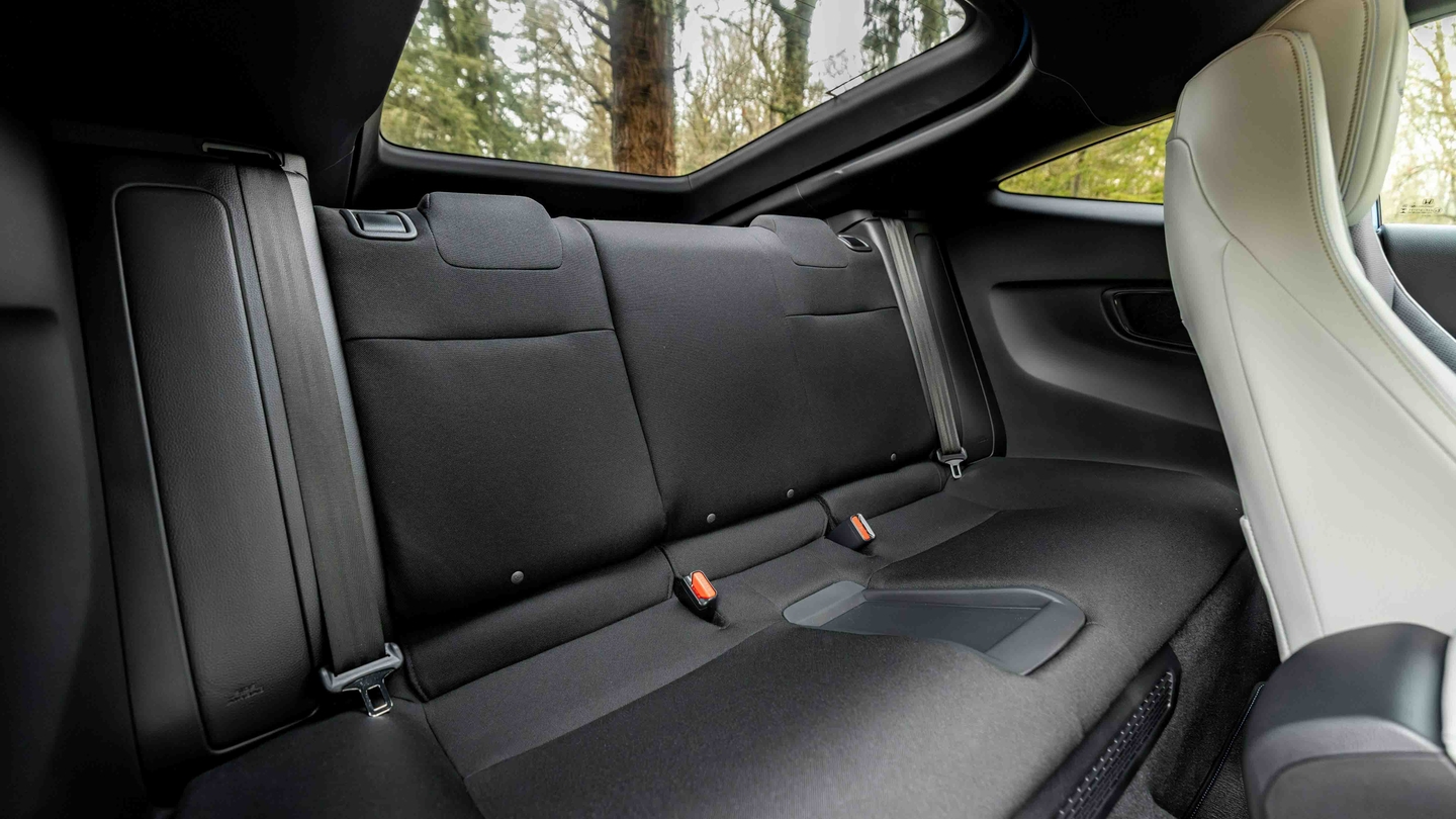 Honda Prelude rear seats