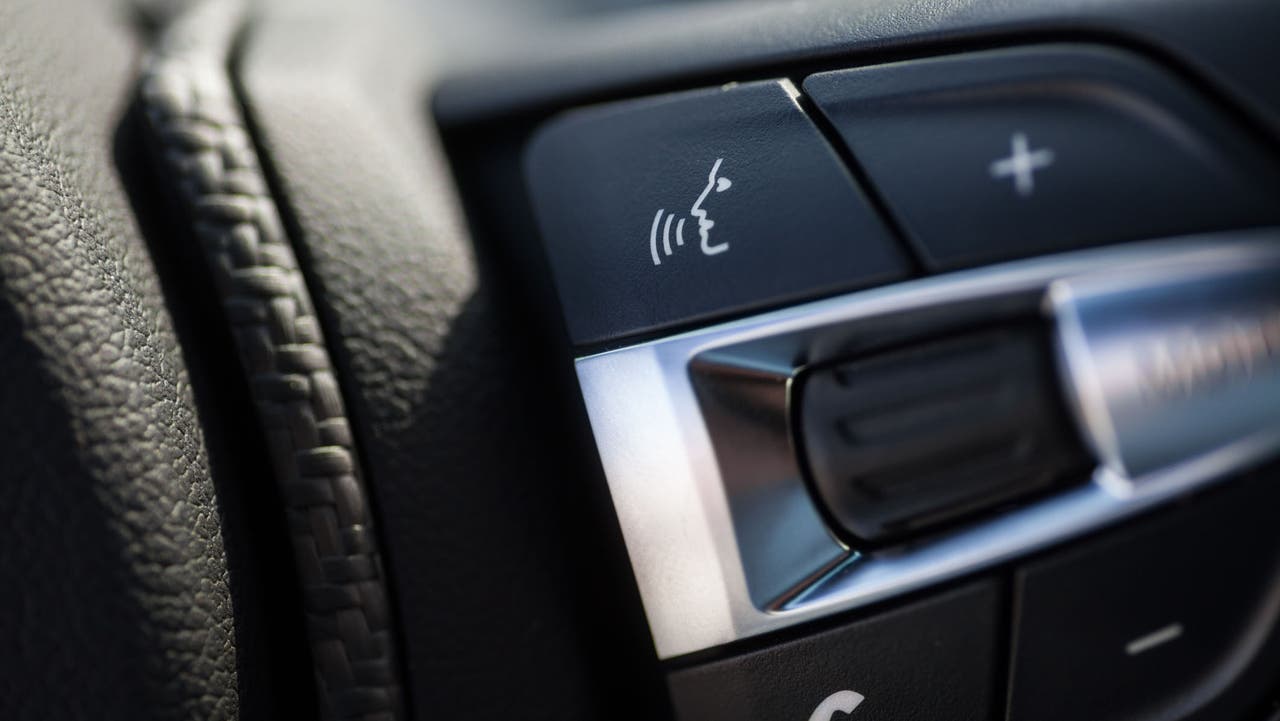 BMW voice control button