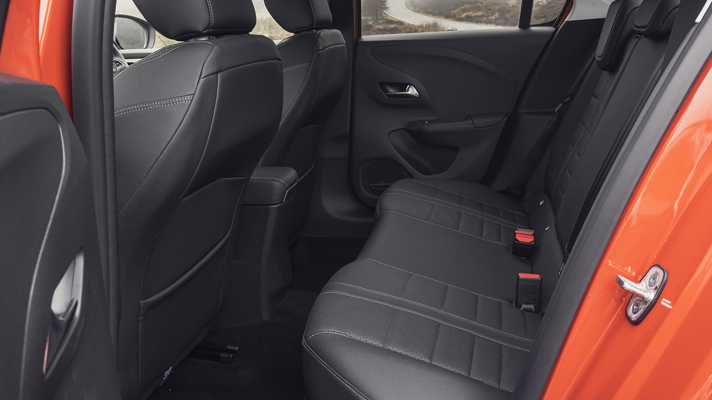 Vauxhall Corsa back seats