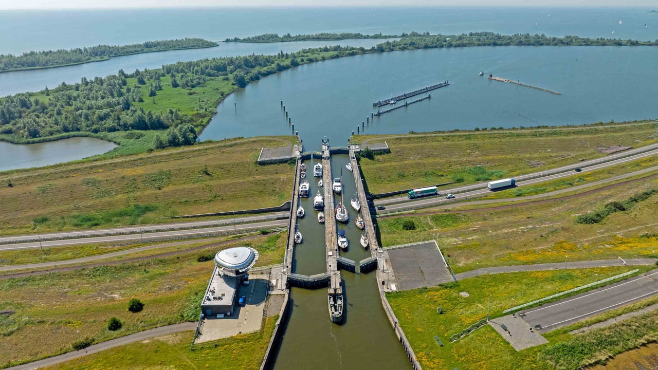 An aqueduct in the Netherlands