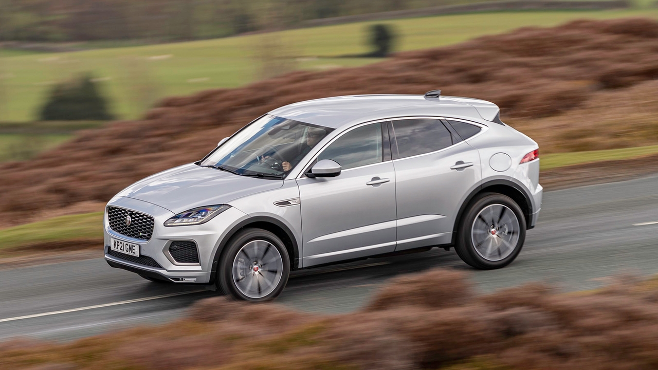 Jaguar E-Pace in silver