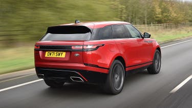 Range Rover Velar rear three quarters