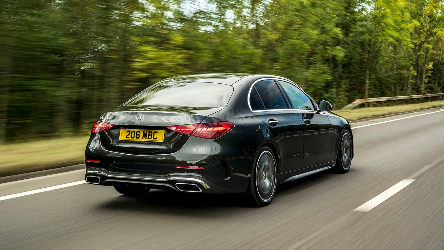 Mercedes C-Class review rear three quarter