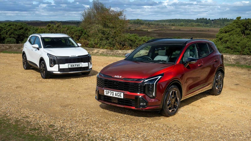 Facelift Kia Sportage models