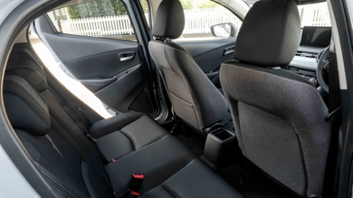 Mazda 2 rear seats