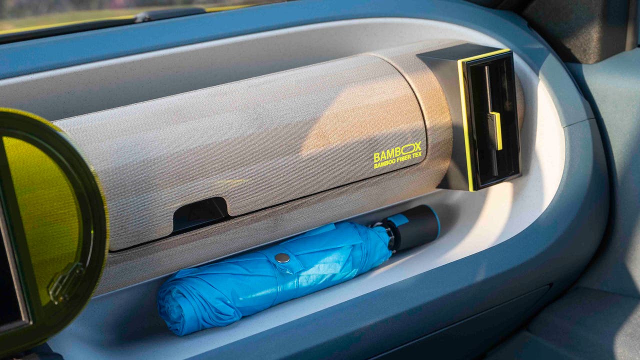 Fiat Grande Panda bamboo glovebox