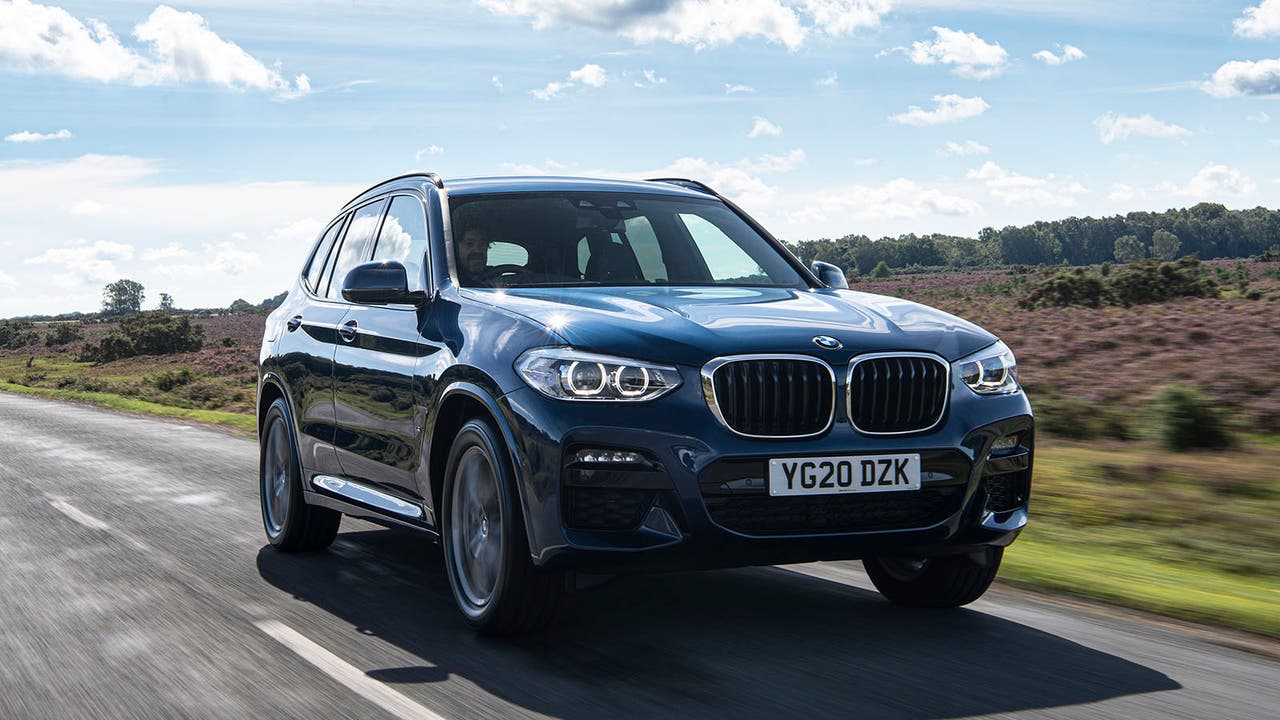 BMW X3 driving