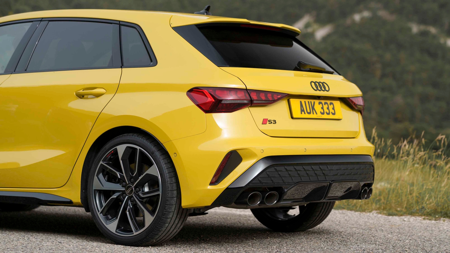 Audi S3 rear end