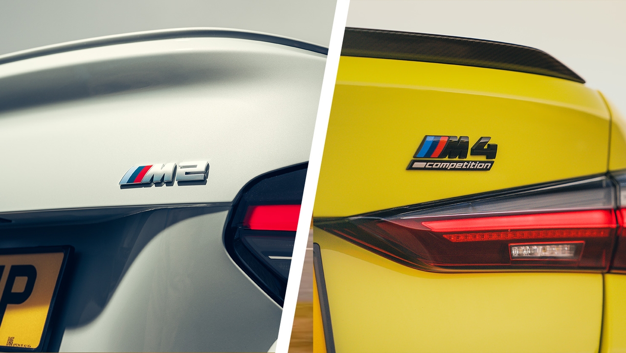 BMW M2 vs M4 badges