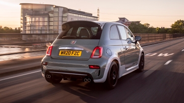 Abarth 595 review rear three quarter