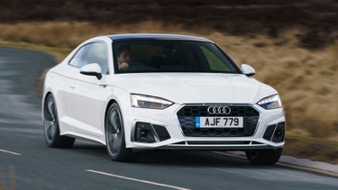 Audi A5 driving