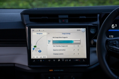 Ford Puma gen e infotainment system