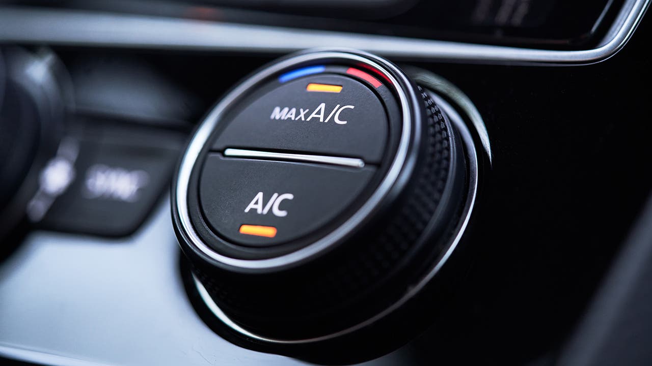 Car air conditioning control knob