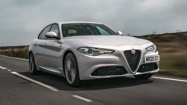 Alfa Romeo Giulia driving