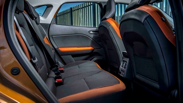 Renault Captur rear seats