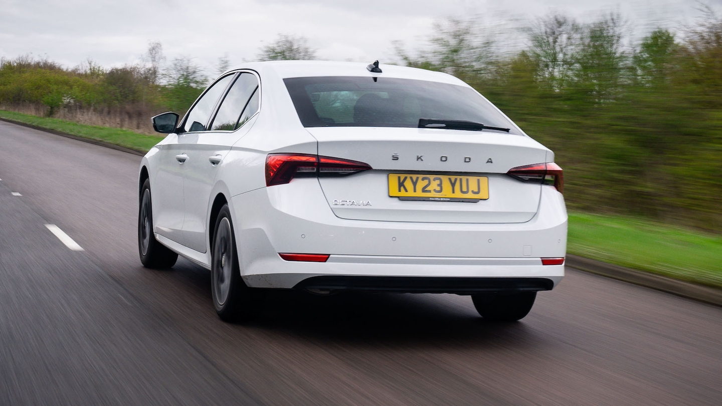 Skoda Octavia rear driving