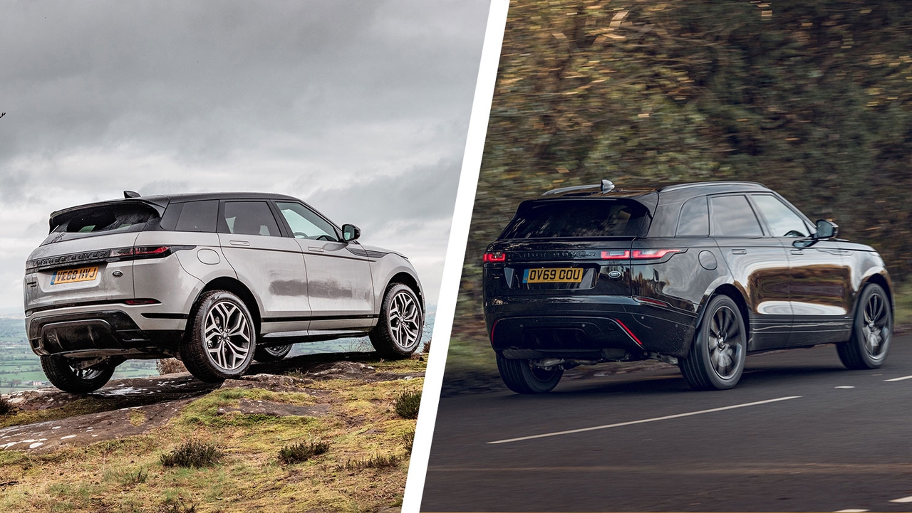 Range Rover Evoque vs Range Rover Velar rear