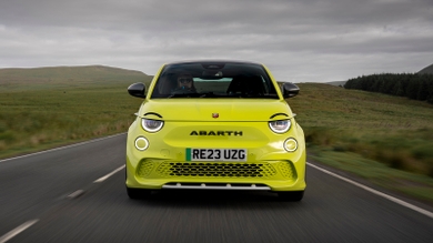 Abarth 500e review – front