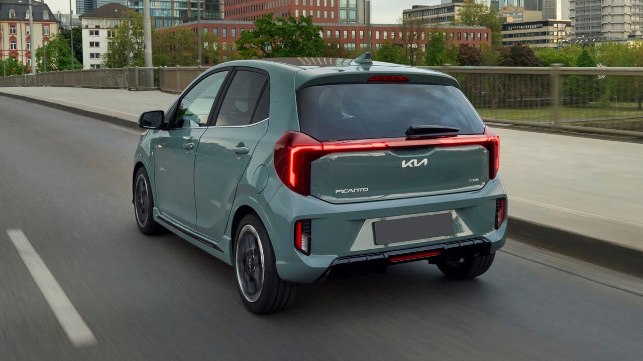 Kia Picanto 2024 facelift rear