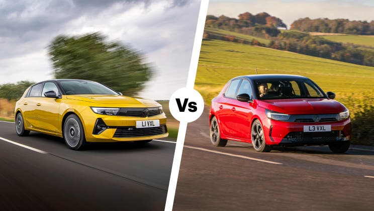 Vauxhall Astra vs Vauxhall Corsa – which is best?