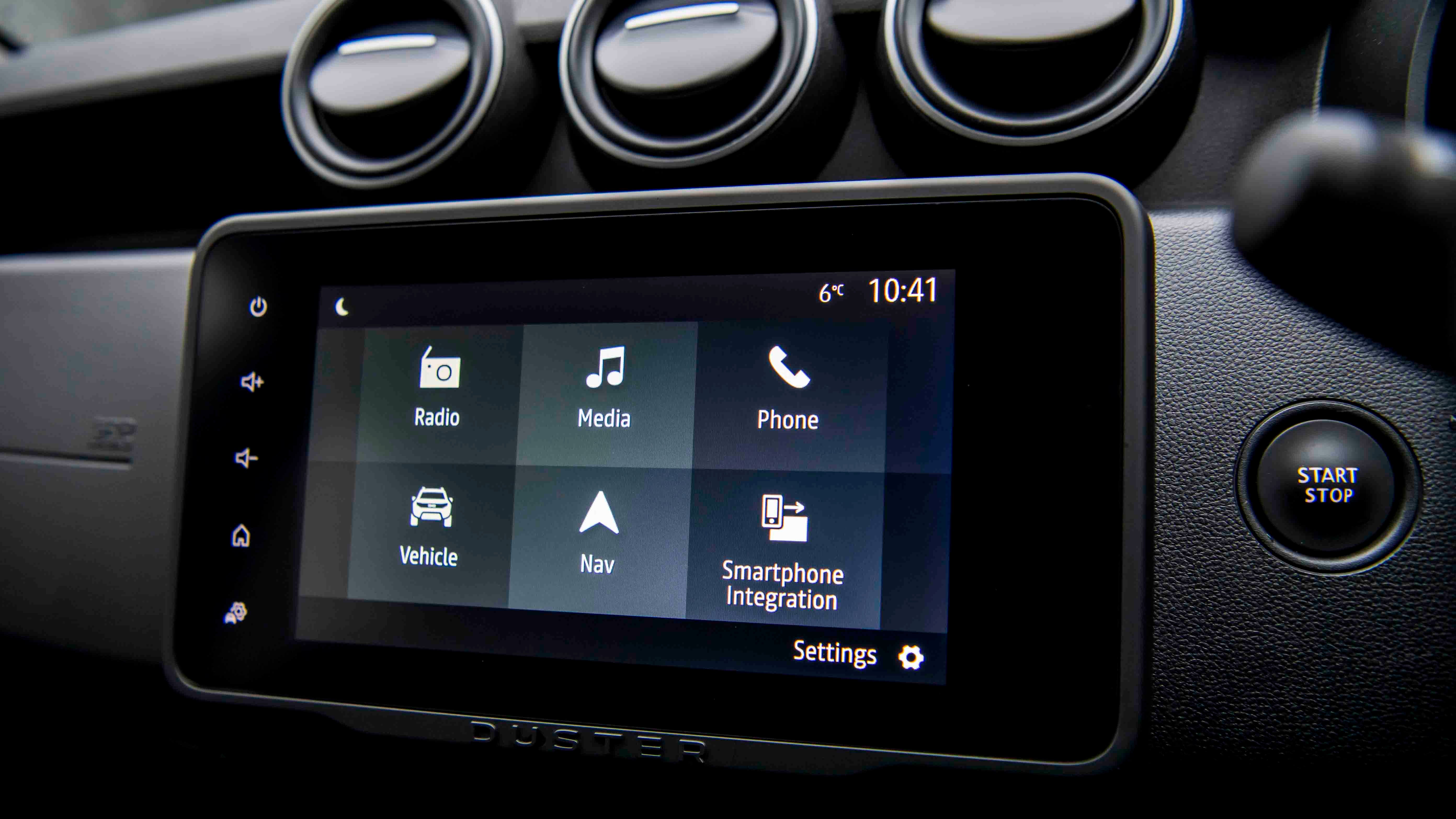 Dacia Duster touchscreen