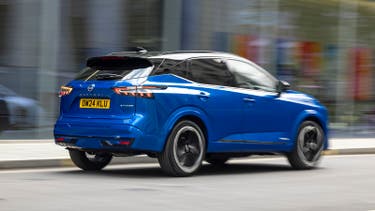 Nissan Qashqai review 2024 rear three quarters