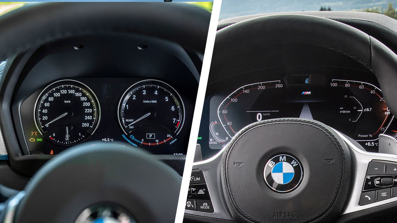 BMW X1 vs BMW X3 – engine dials