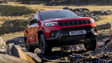 Jeep Compass Trailhawk driving off-road