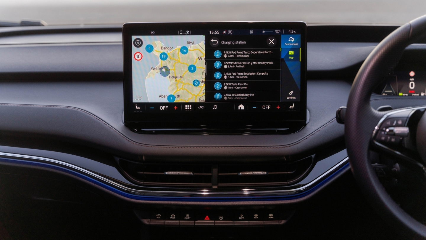 Skoda Enyaq touchscreen