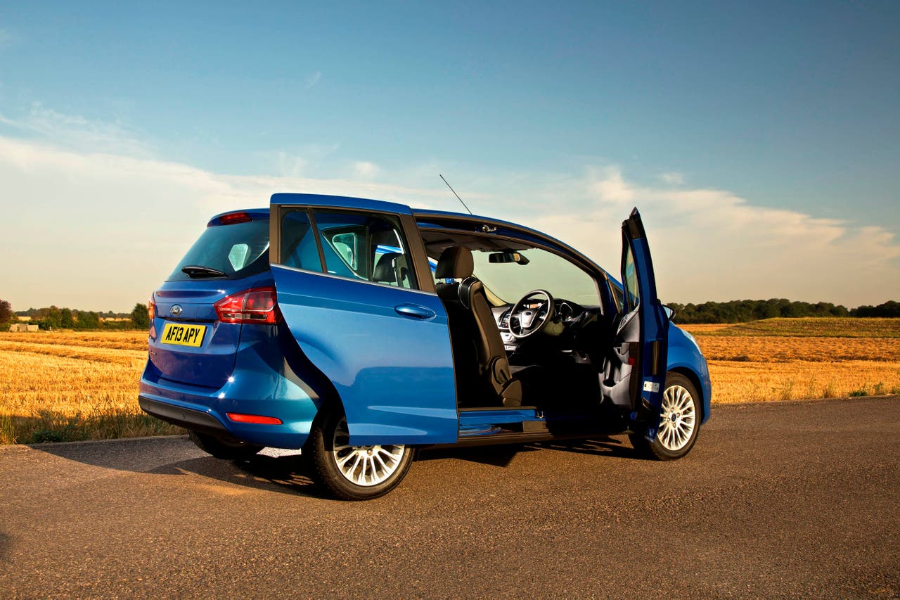 Ford B-Max with doors open
