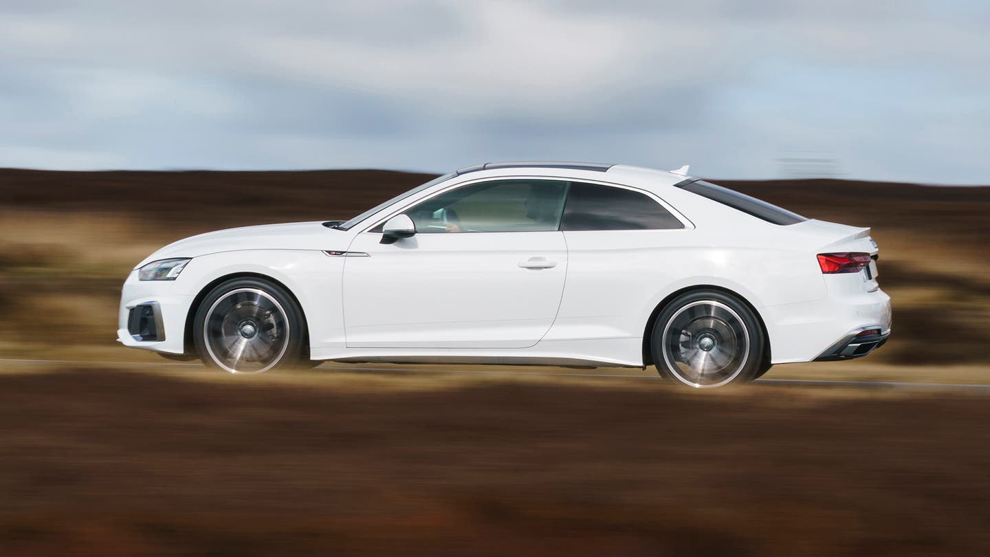 Audi A5 coupe driving side view