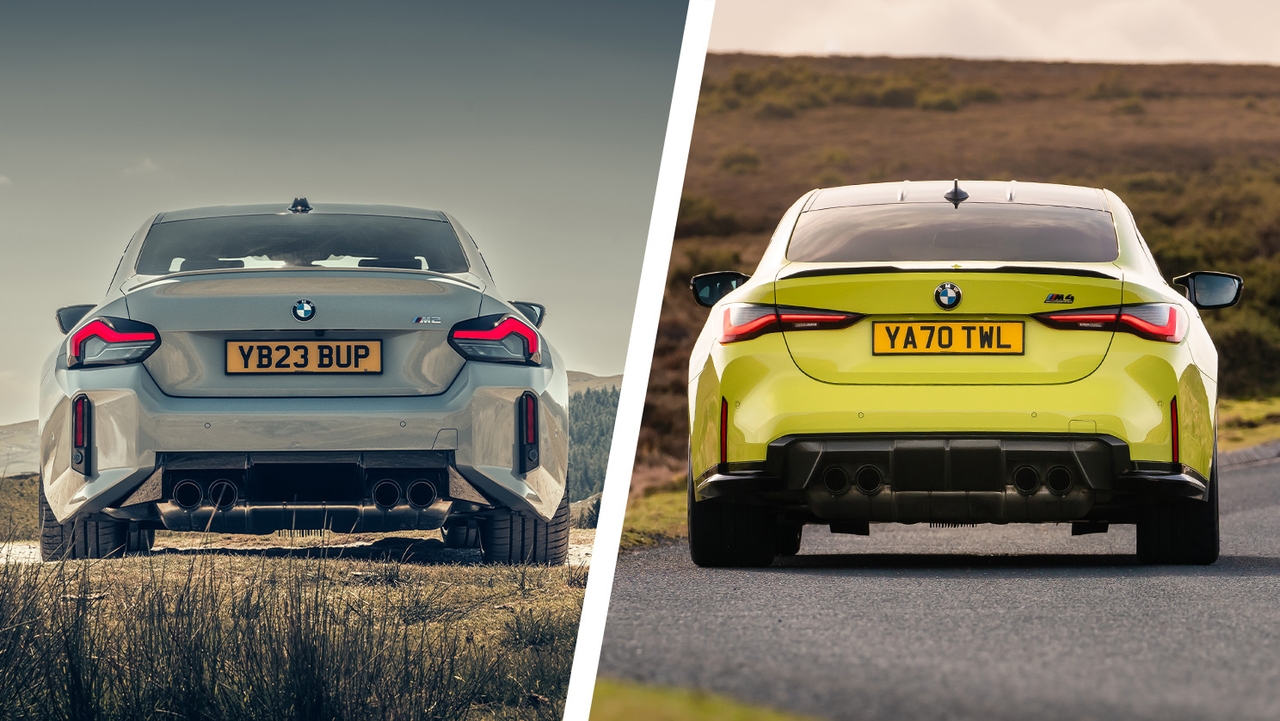 BMW M2 vs M4 rear end