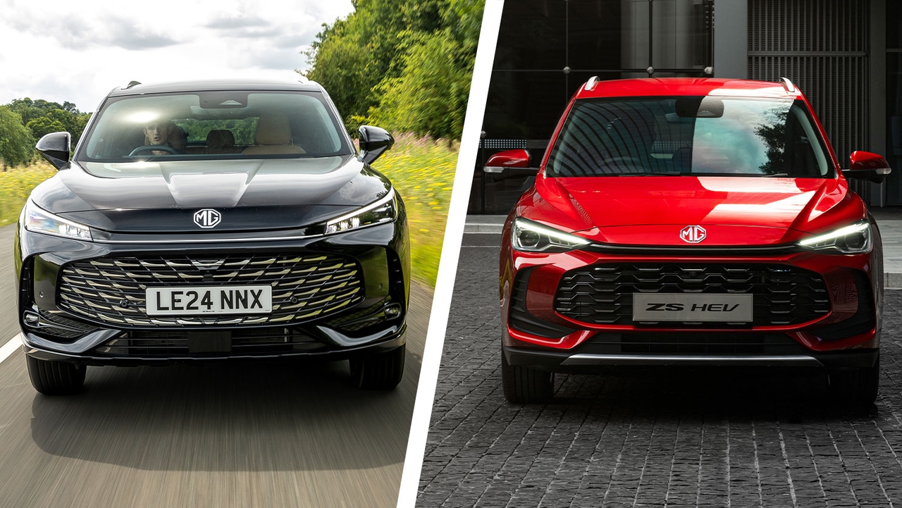 MG HS vs ZS front