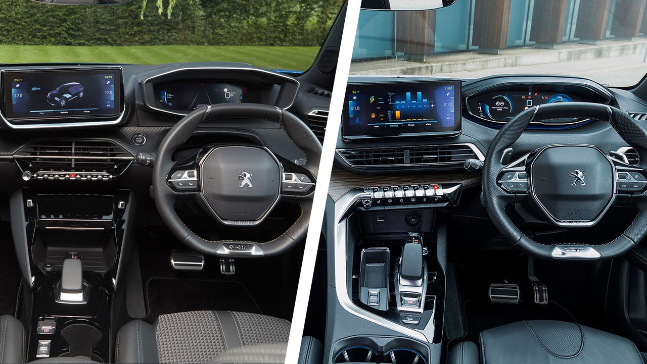 Peugeot 2008 vs Peugeot 3008 interiors