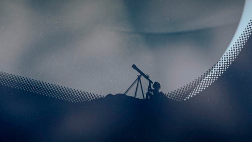 Jeep Avenger easter egg with boy stargazing on the windscreen