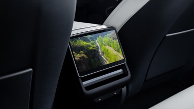 Tesla Model 3 rear infotainment screen