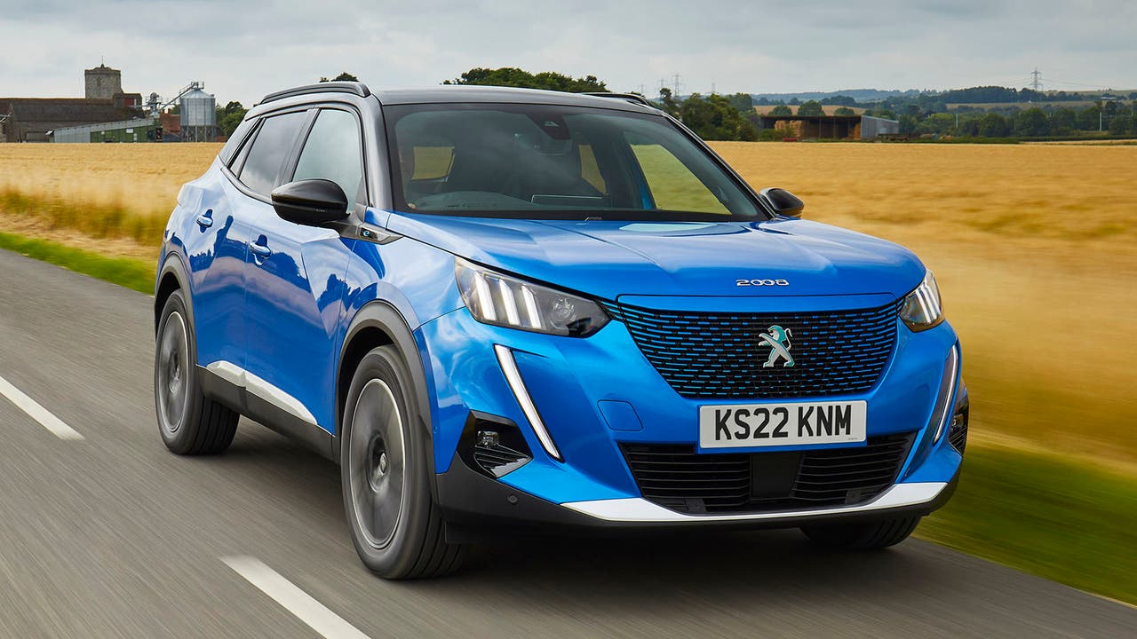 Peugeot 2008 in blue