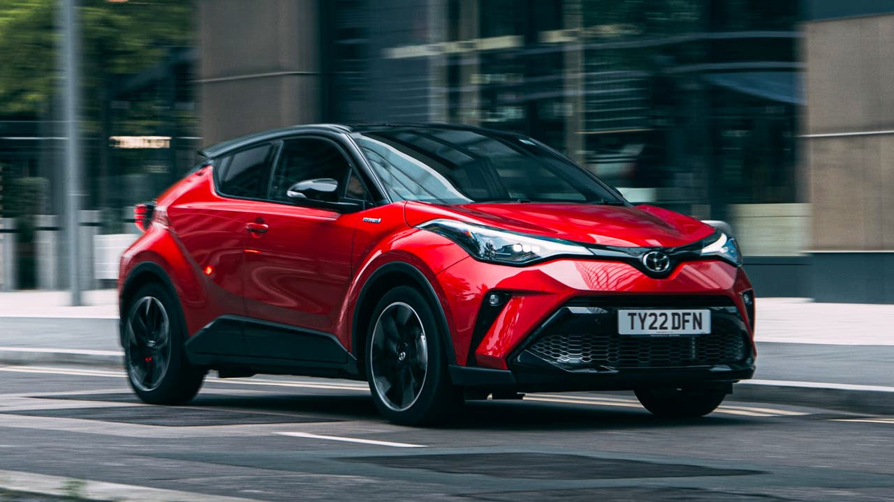 Toyota C-HR in red